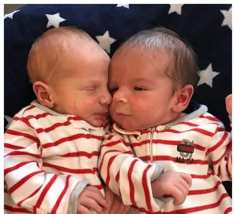 Jake and Alyssa embryo adopted twin boys