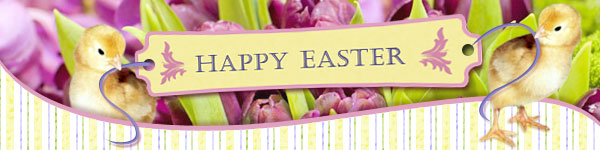 Happy Easter Chick Header