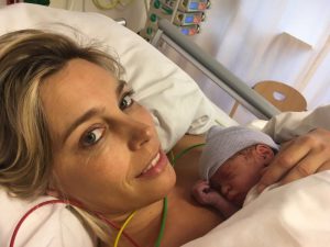 Myrthe Hope with Mom Else
